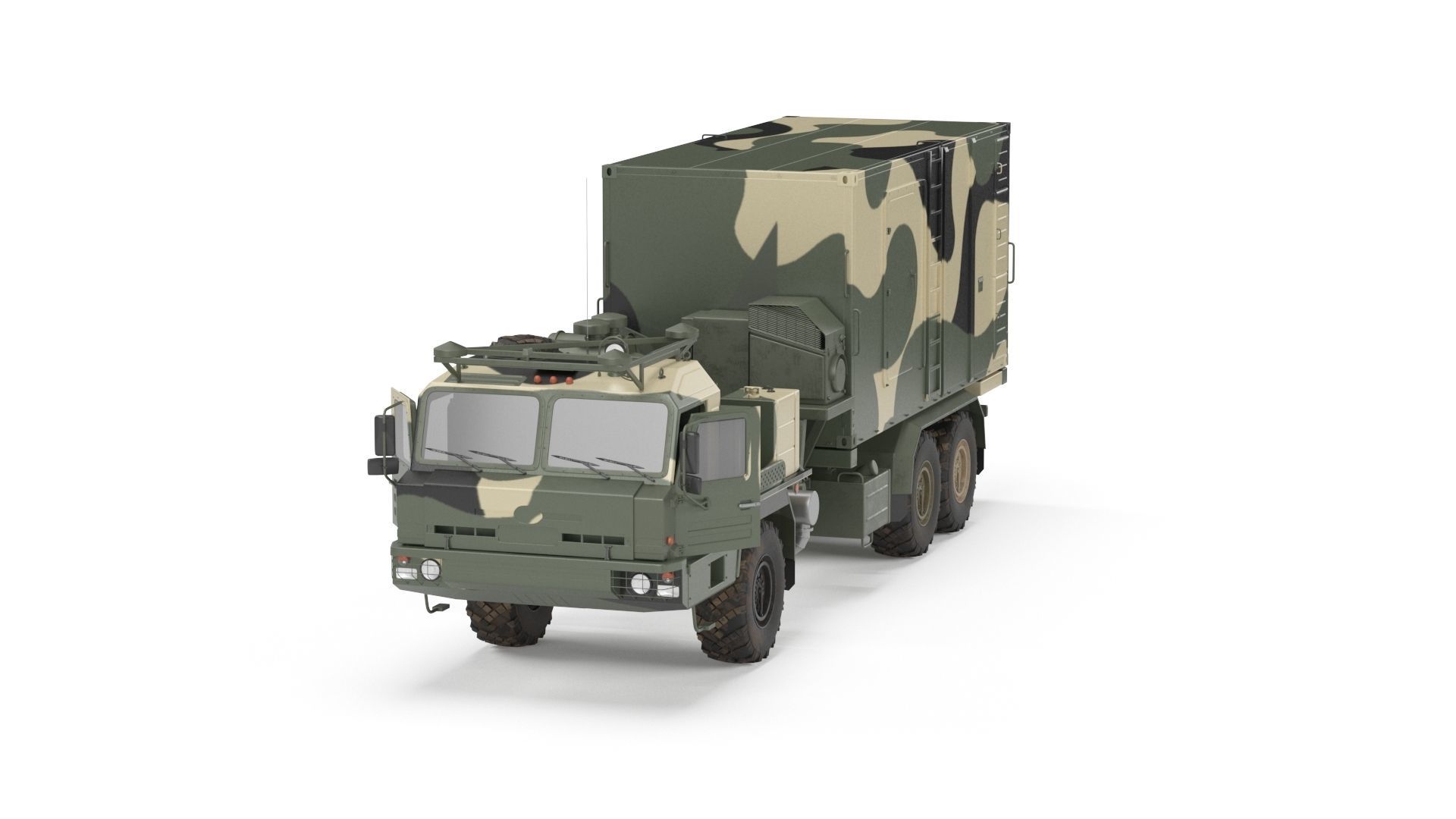 Command and Control Vehicle 50K6 Vityaz Camo 3D model_15