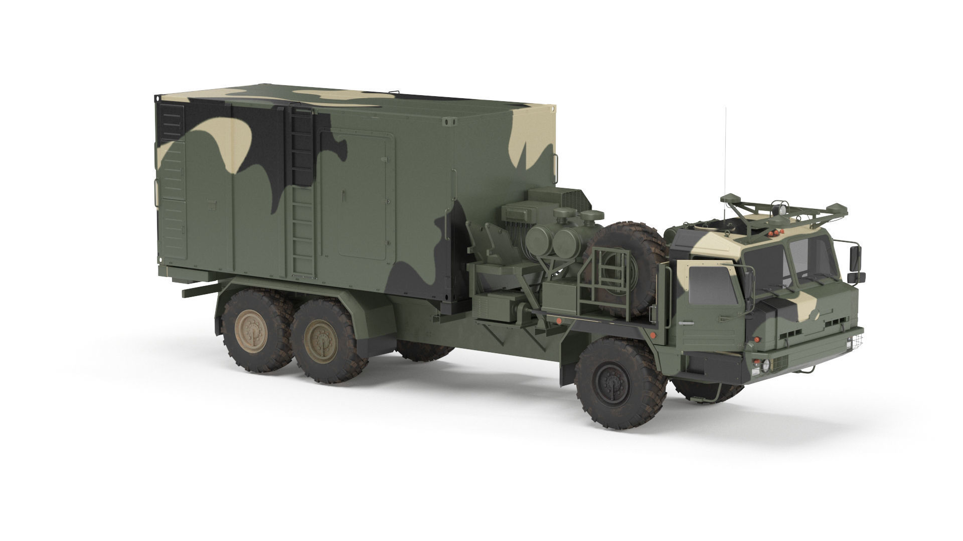 Command and Control Vehicle 50K6 Vityaz Camo 3D model_20
