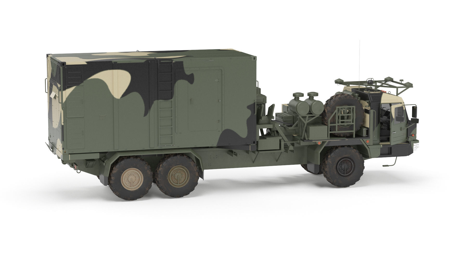 Command and Control Vehicle 50K6 Vityaz Camo 3D model_22