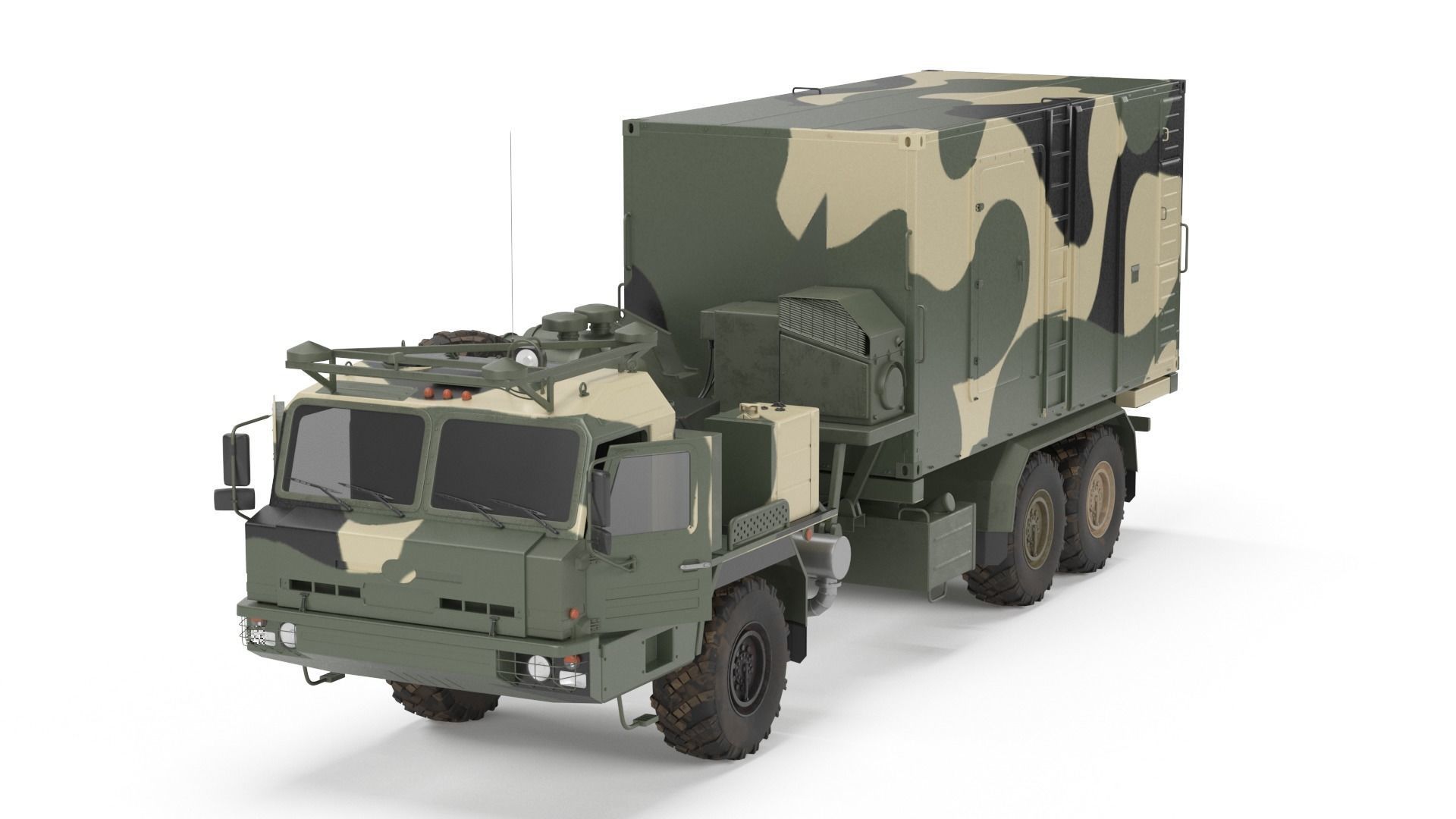 Command and Control Vehicle 50K6 Vityaz Camo 3D model_1