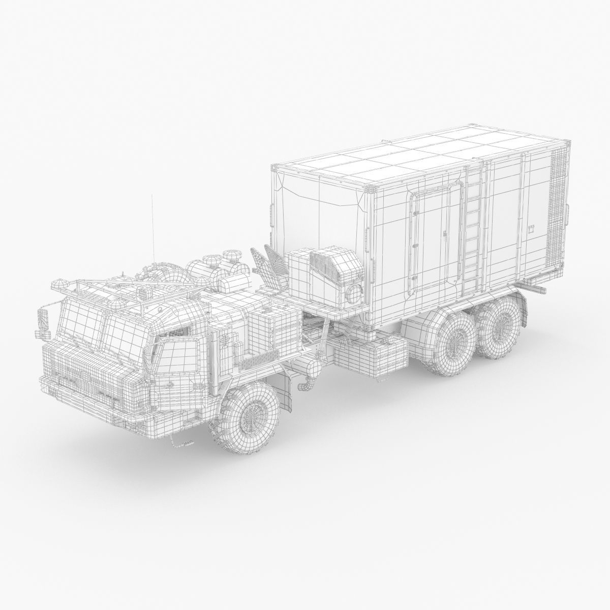 Command and Control Vehicle 50K6 Vityaz Camo 3D model_34