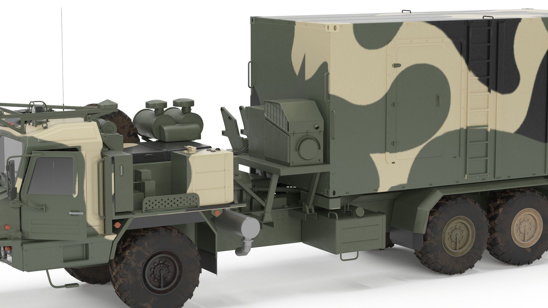 Command and Control Vehicle 50K6 Vityaz Camo 3D model_2