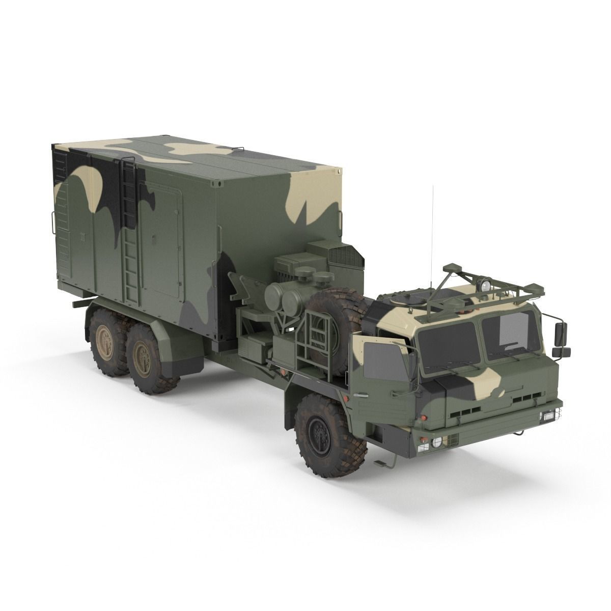 Command and Control Vehicle 50K6 Vityaz Camo 3D model_35