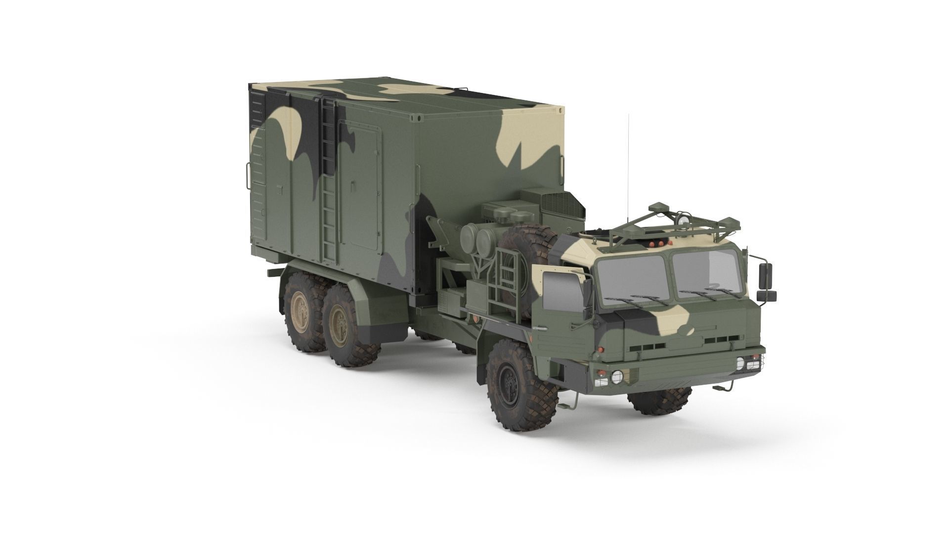Command and Control Vehicle 50K6 Vityaz Camo 3D model_19