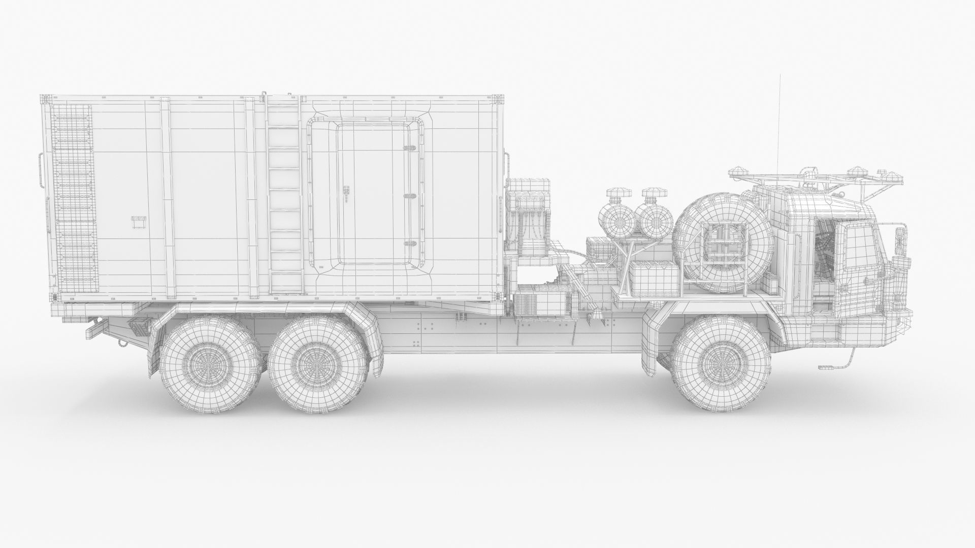 Command and Control Vehicle 50K6 Vityaz Camo 3D model_12