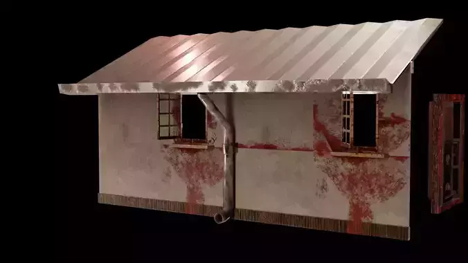 Gothic Ambiance Mega Bundle Walls Roof Cursed Door 3D Models