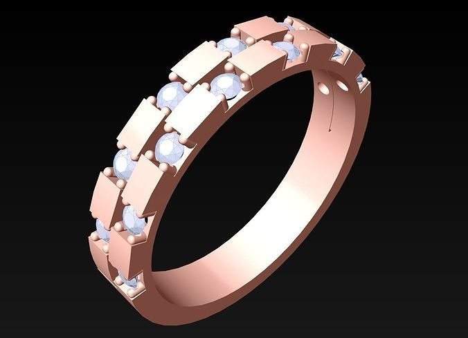 Diamond Ring  - N6410 3D print model