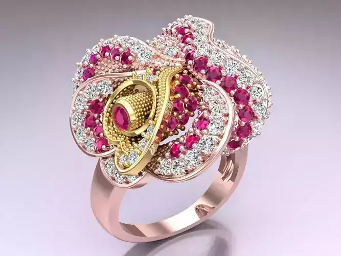 Flower Rings - Womens Ring - N6537