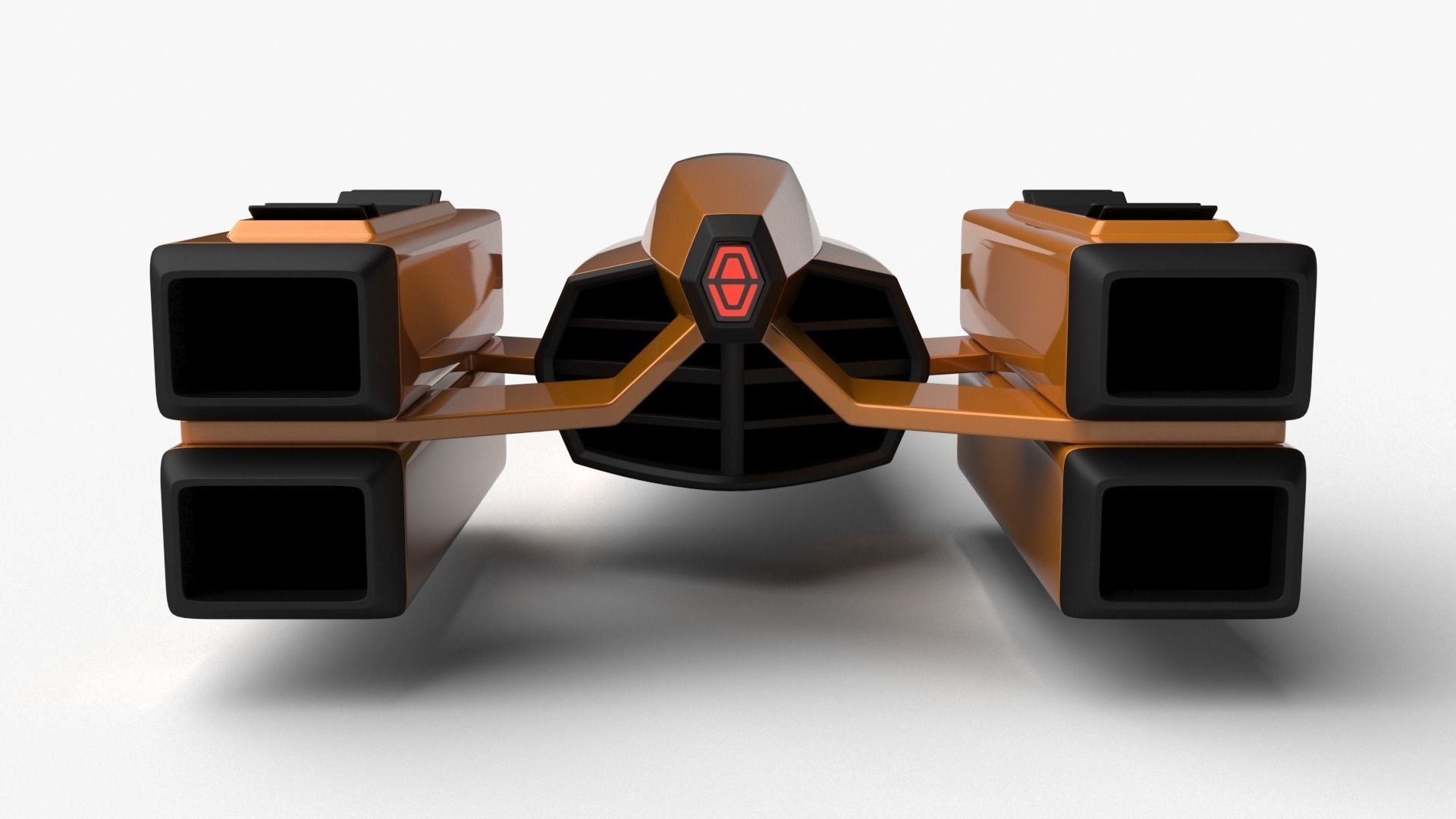 Racing Spaceship Pollux 3D model_4