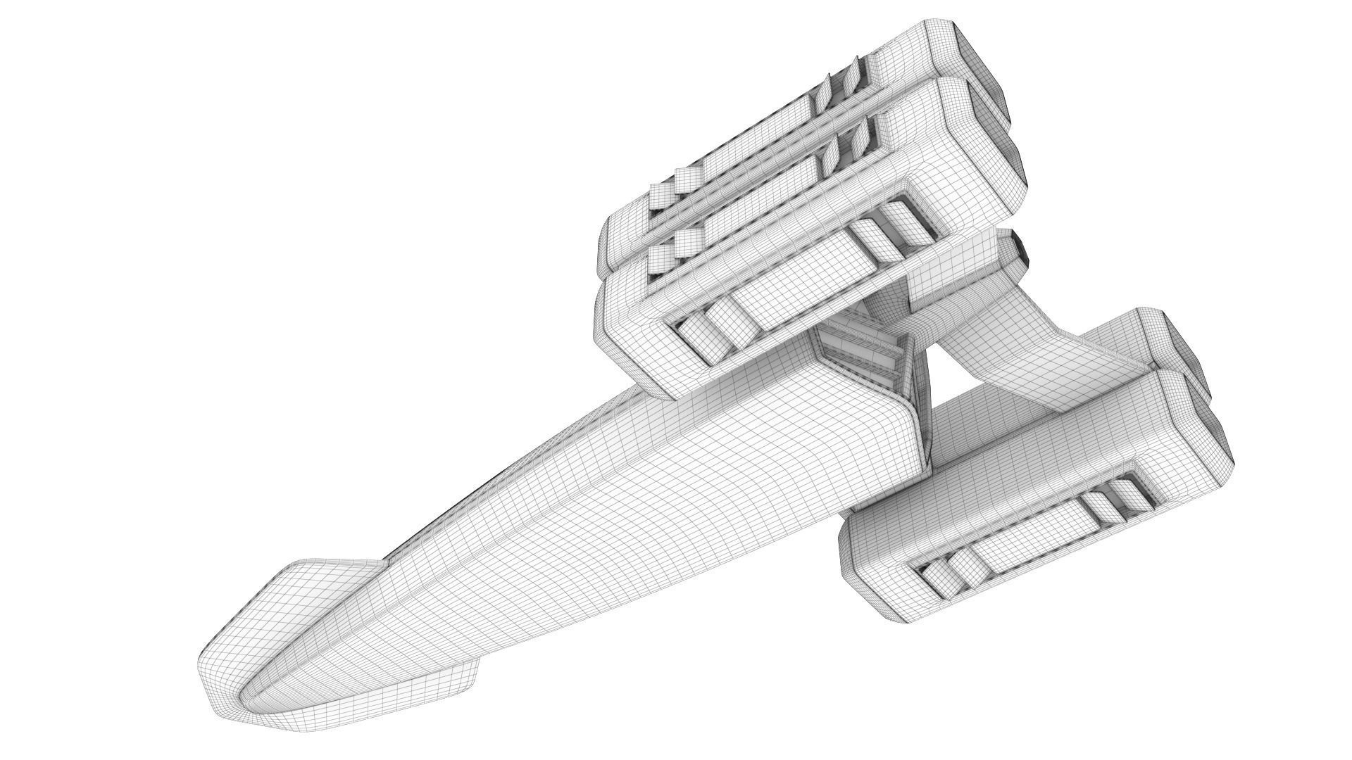 Racing Spaceship Pollux 3D model_25