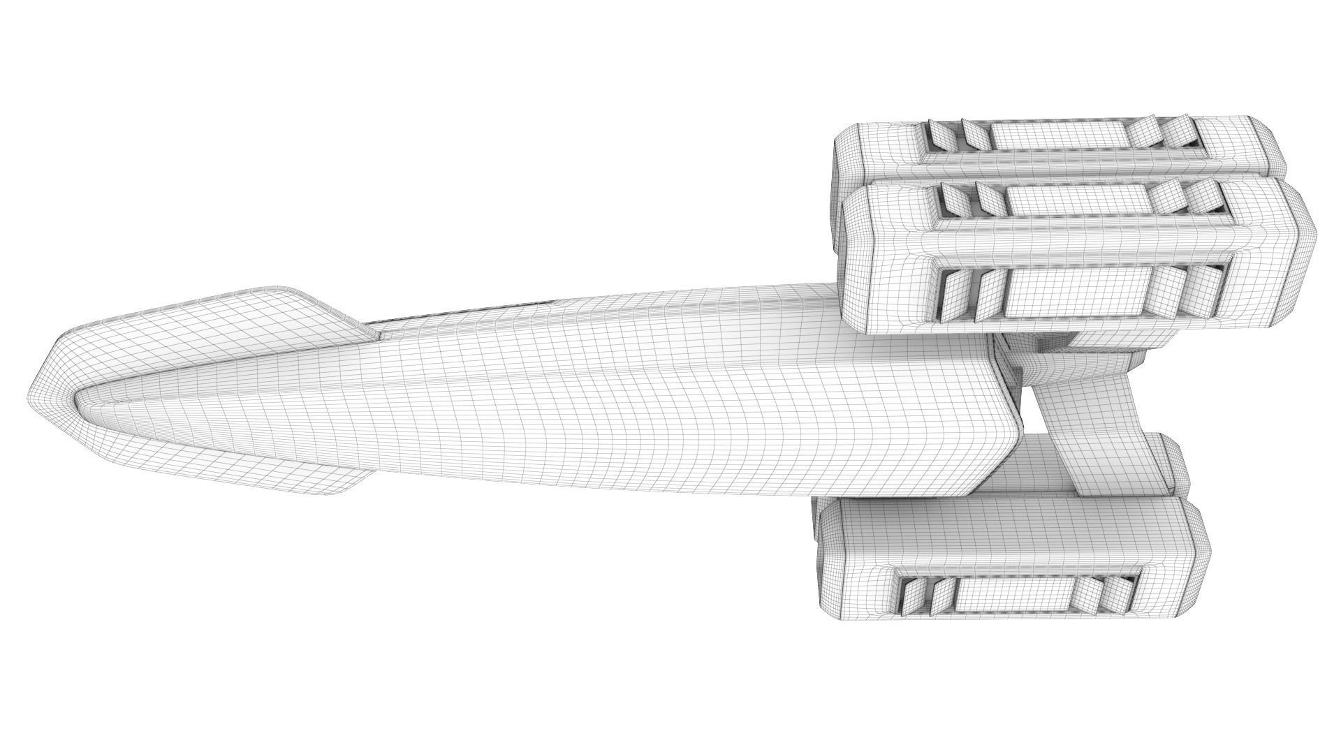 Racing Spaceship Pollux 3D model_24