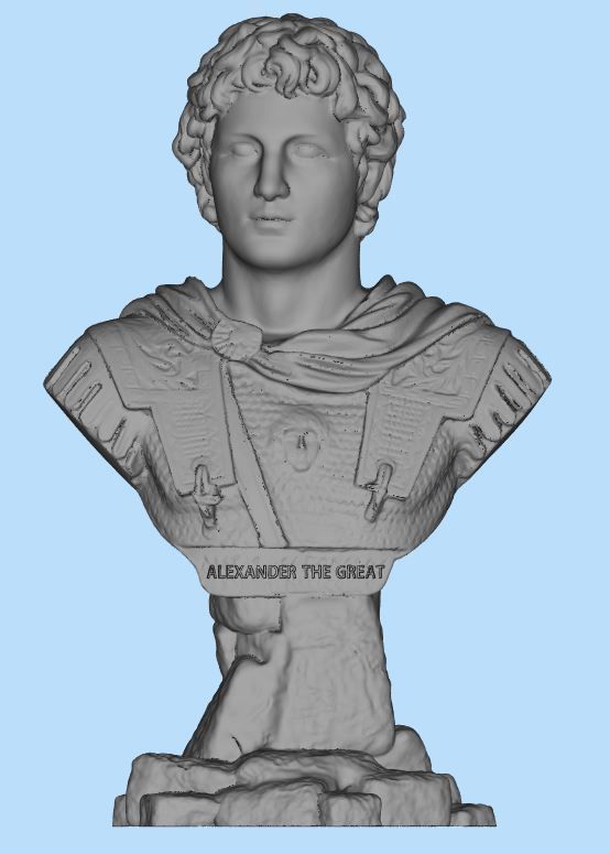 Alexander The Great - Bust 3D model_1