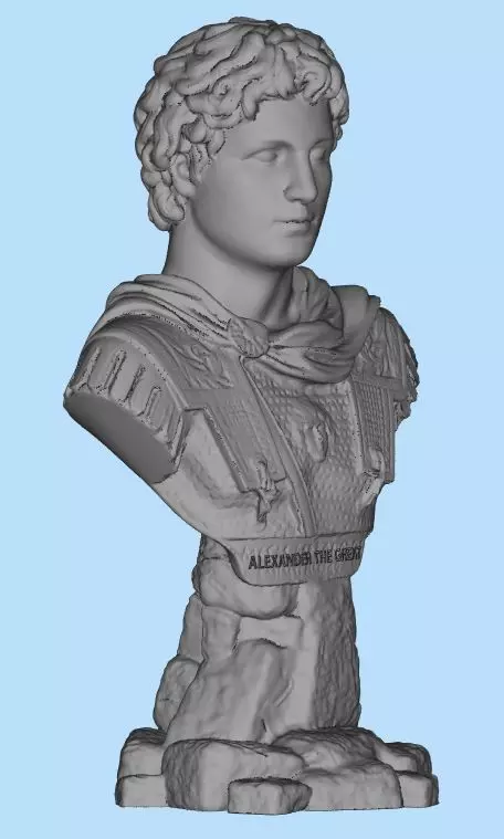 Alexander The Great - Bust 3D model_0
