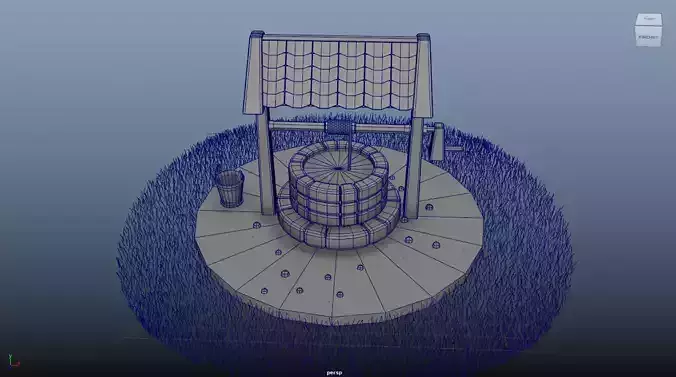 well 3D model 3D model