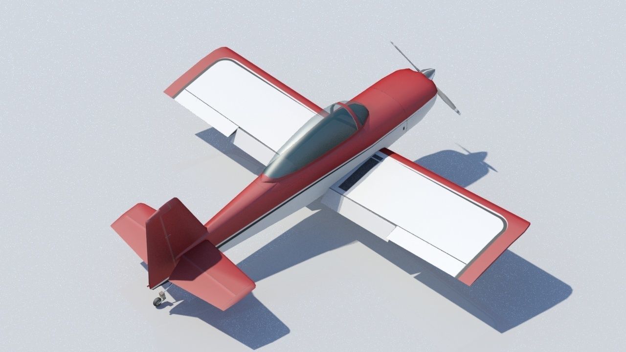 Vans RV8 Low poly static Low-poly 3D model_2