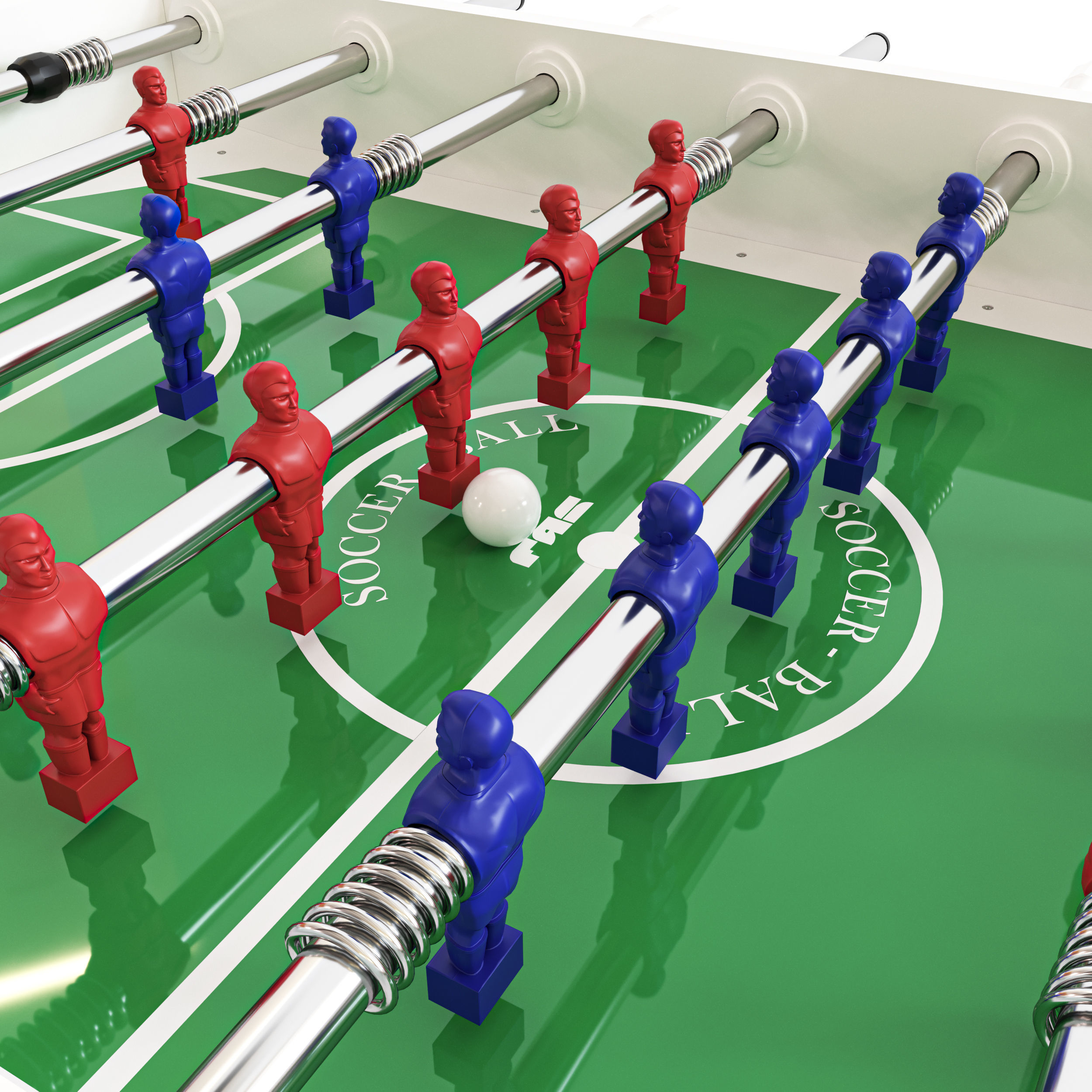Table football Fido by FAS Pendezza 3D model_6
