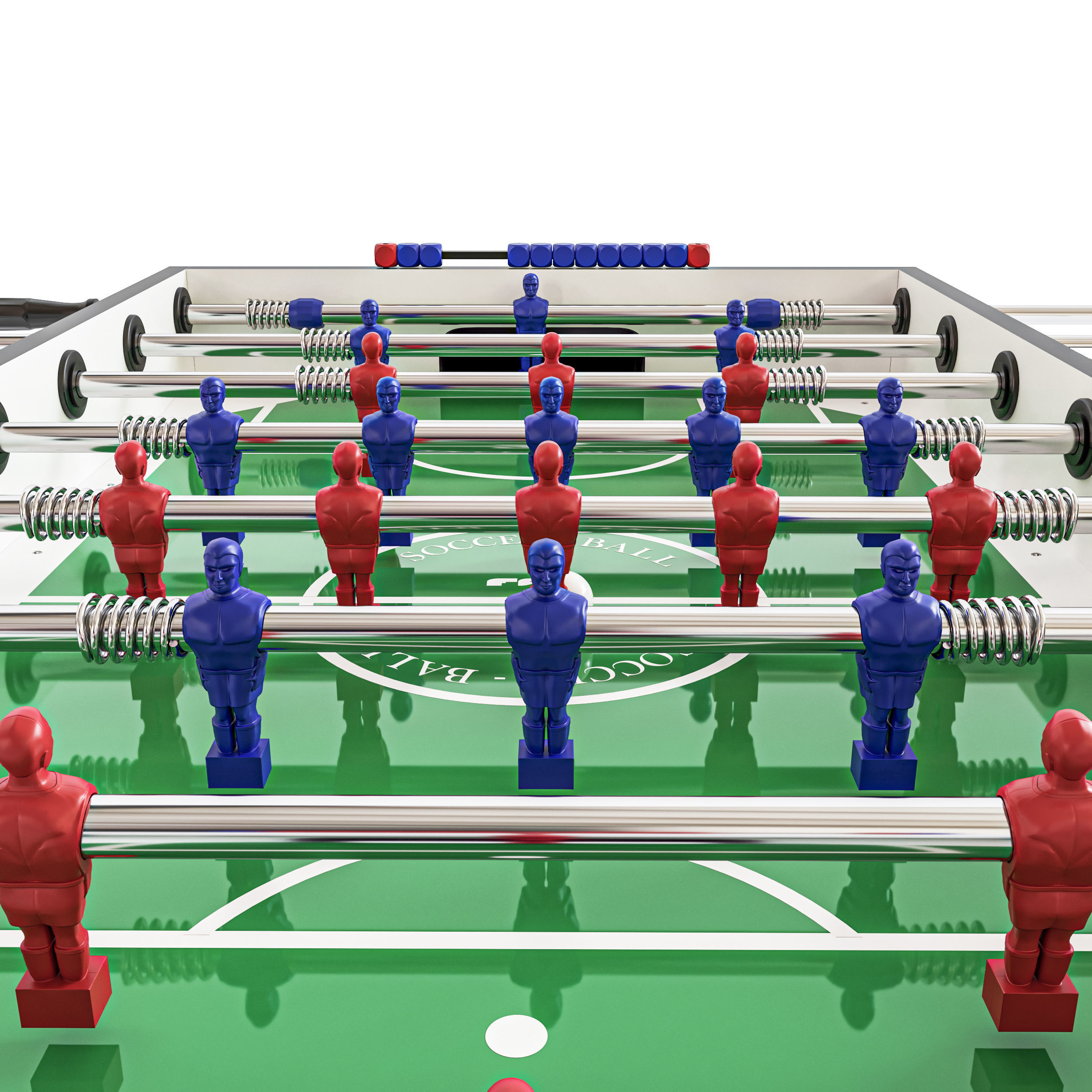 Table football Fido by FAS Pendezza 3D model_7