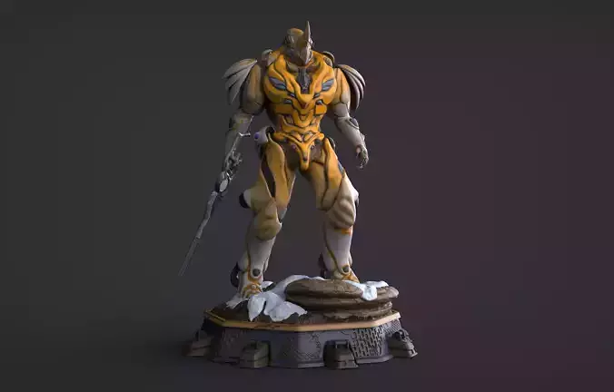 Rhino Warframe - Concept 3D print model