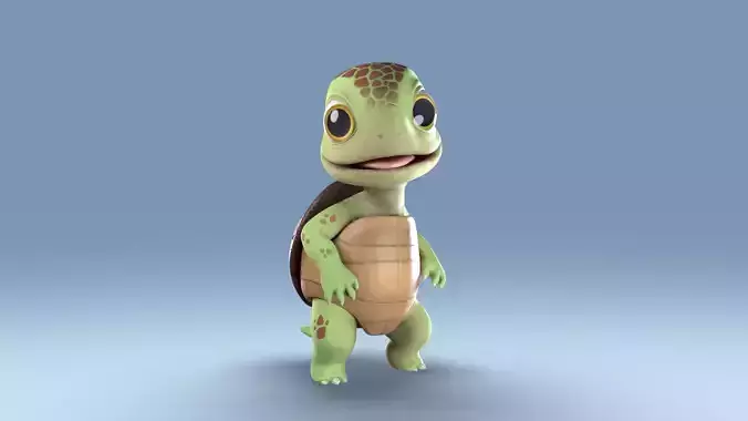 Cute little turtle