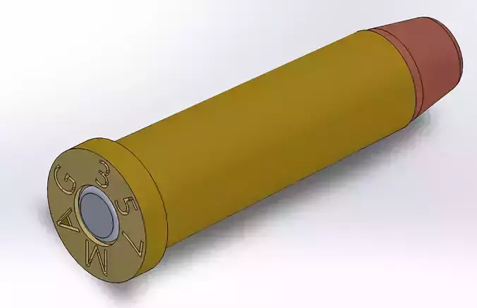 357 Magnum Bullet Free 3D model