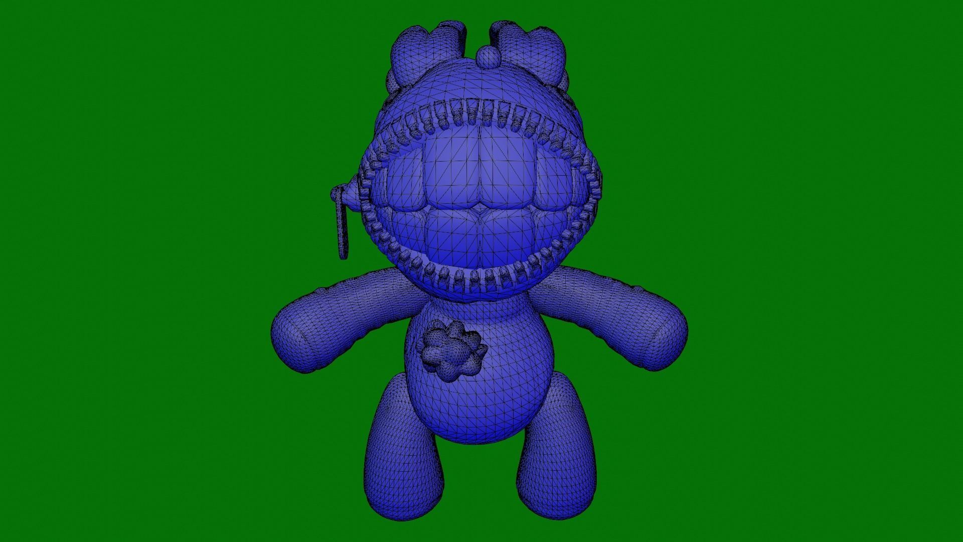 bunny  Low-poly 3D model_15