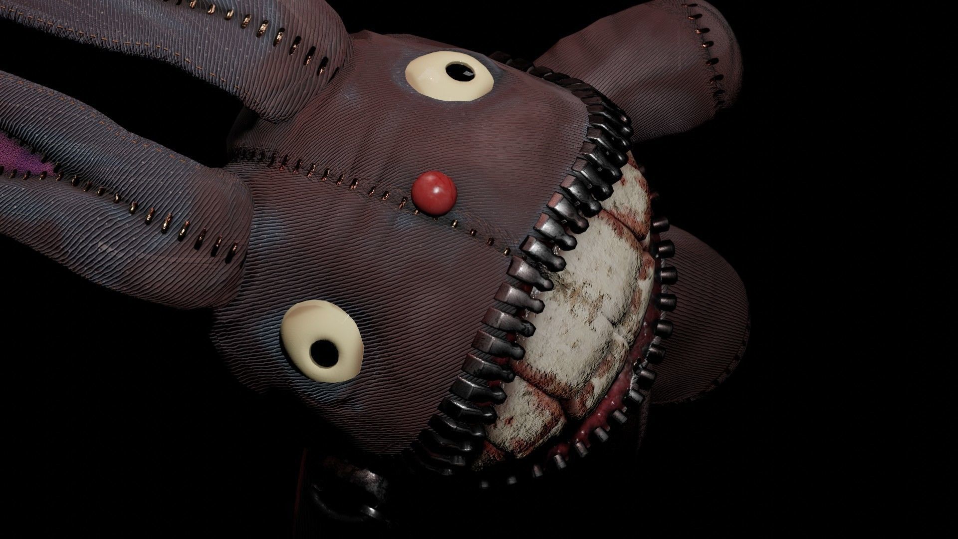 bunny  Low-poly 3D model_9