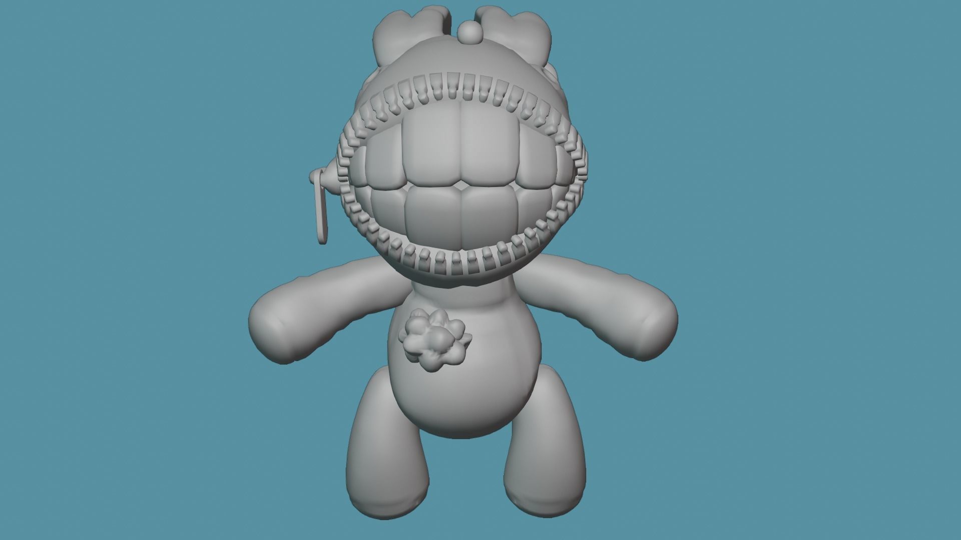 bunny  Low-poly 3D model_16