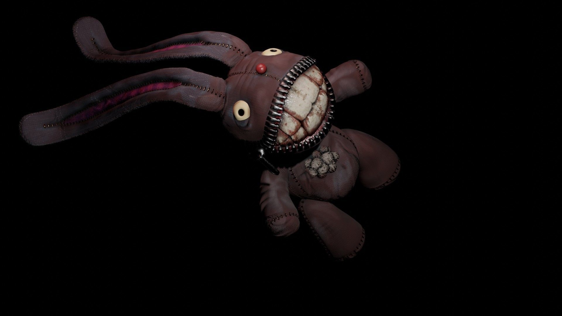 bunny  Low-poly 3D model_11