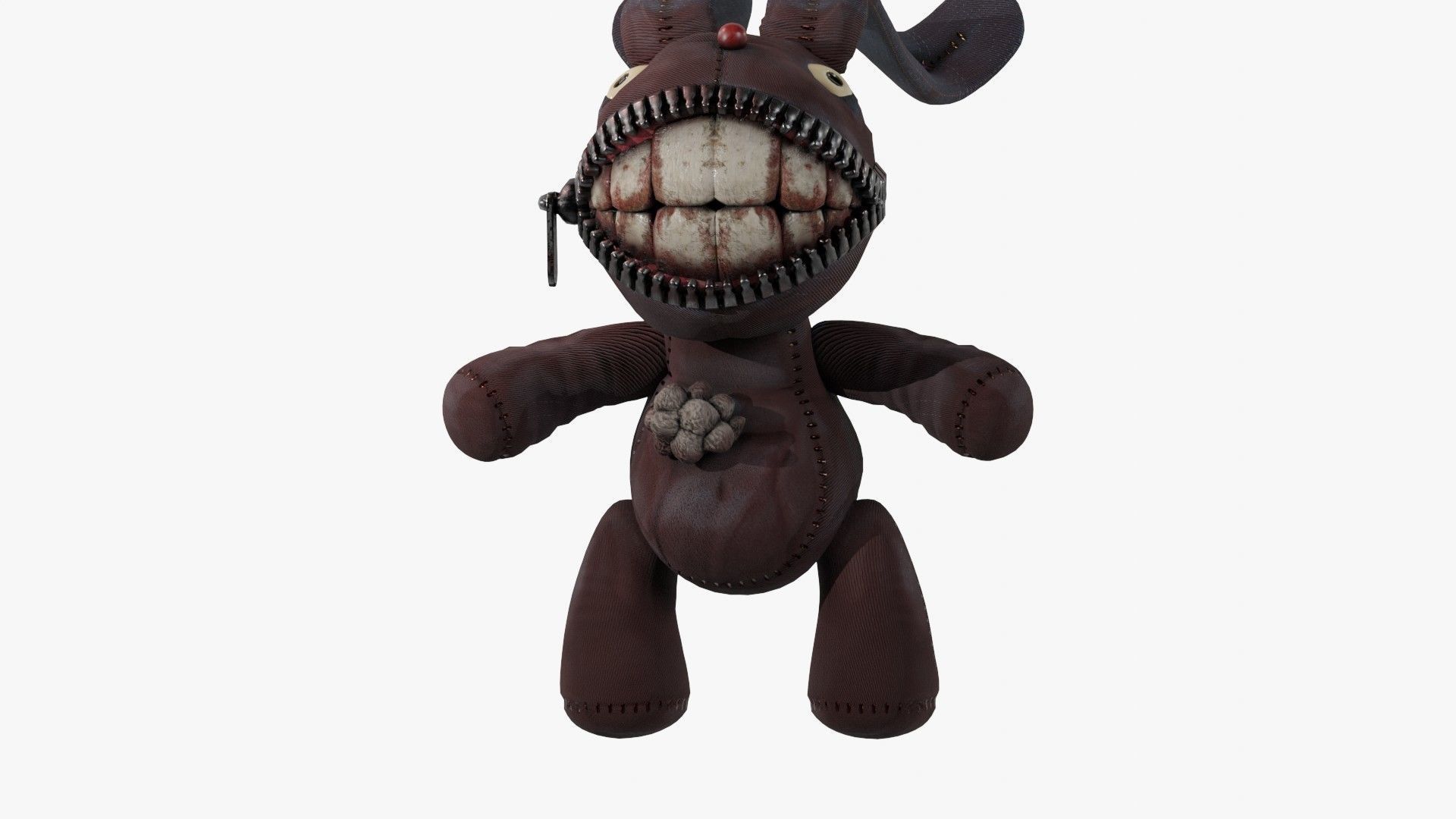 bunny  Low-poly 3D model_2