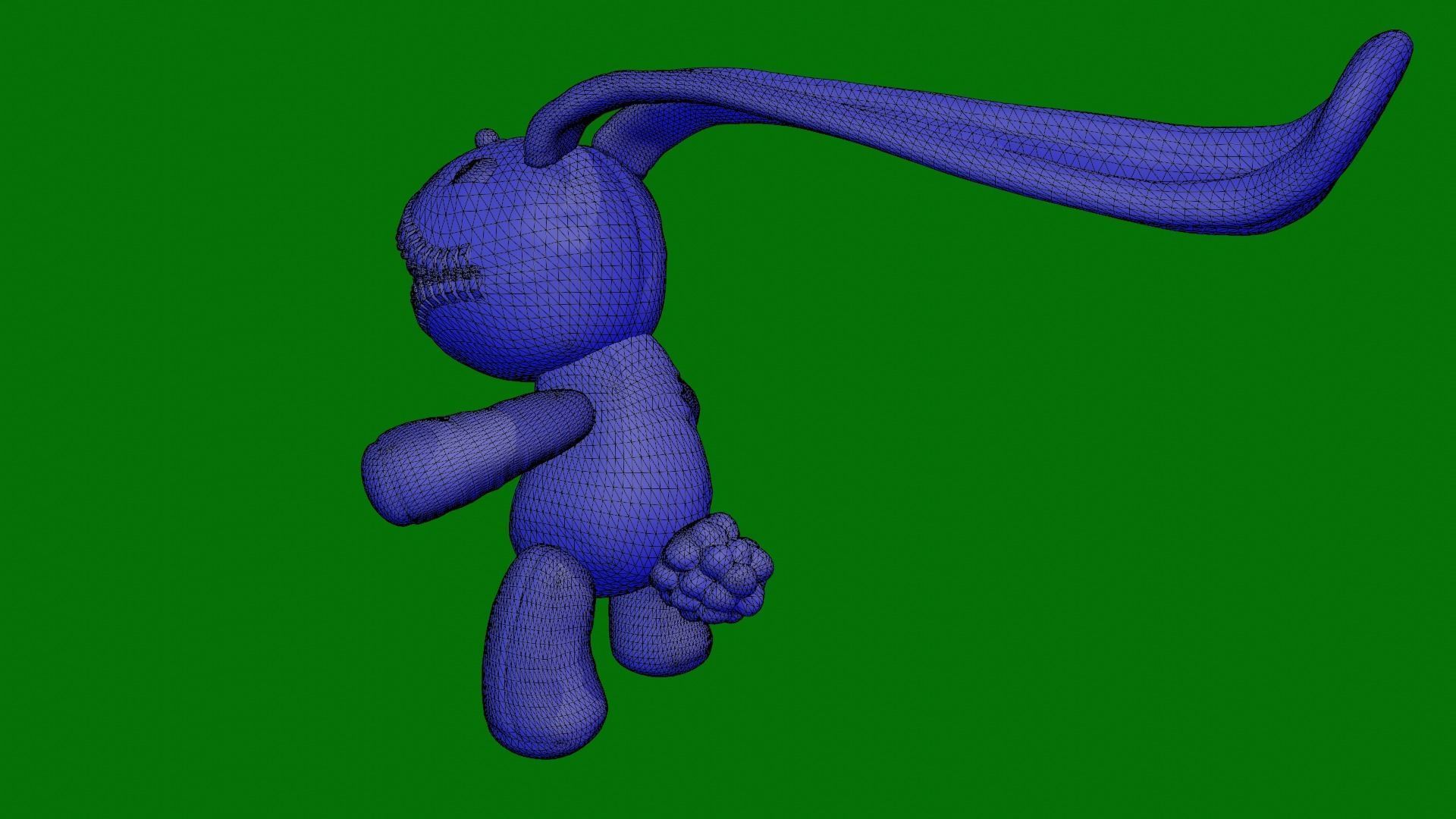 bunny  Low-poly 3D model_10