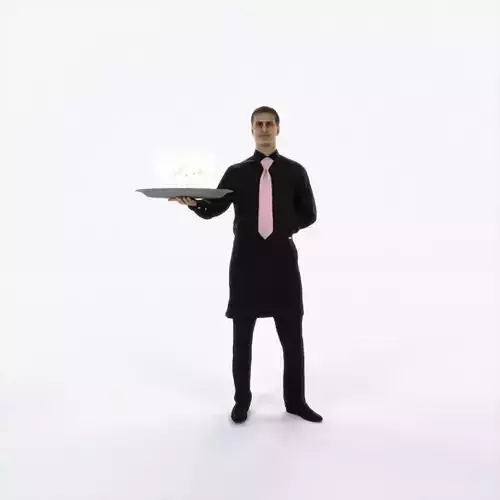 Romance 05E Waiter Offering Working Man