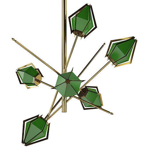 HARLOW Small Chandelier Gabriel Scott Low-poly 3D model