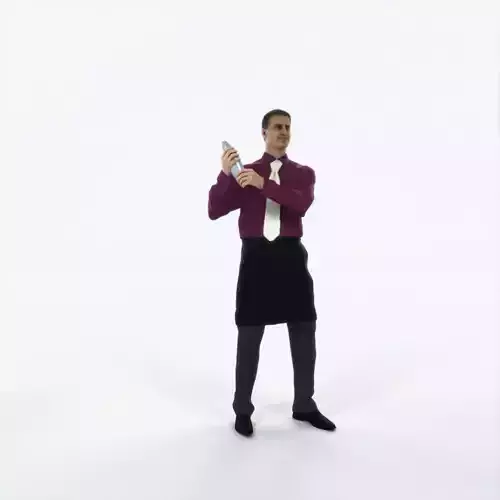 Romance 08L Barman Shaking Working Man