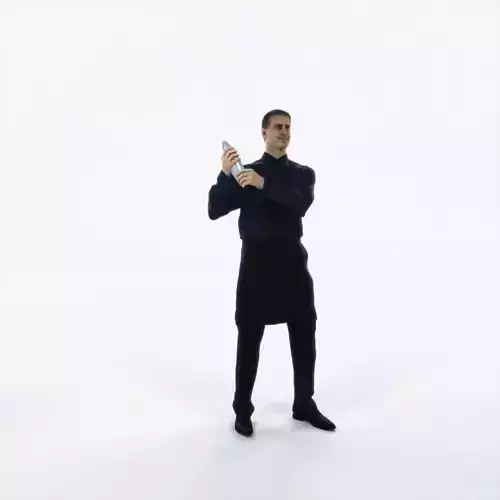 Romance 08I Barman Shaking Working Man