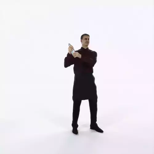 Romance 08G Barman Shaking Working Man