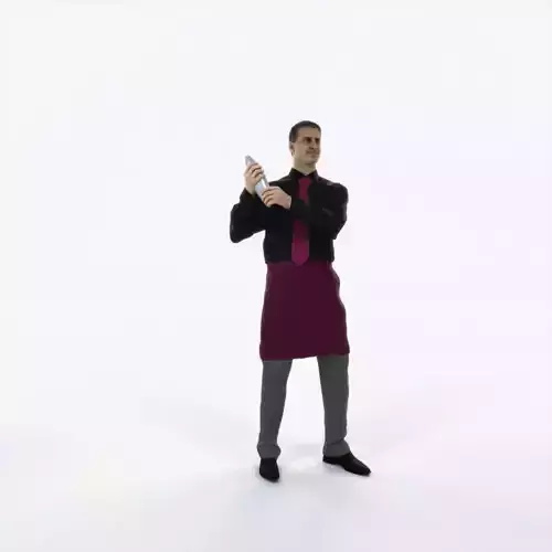 Romance 08E Barman Shaking Working Man