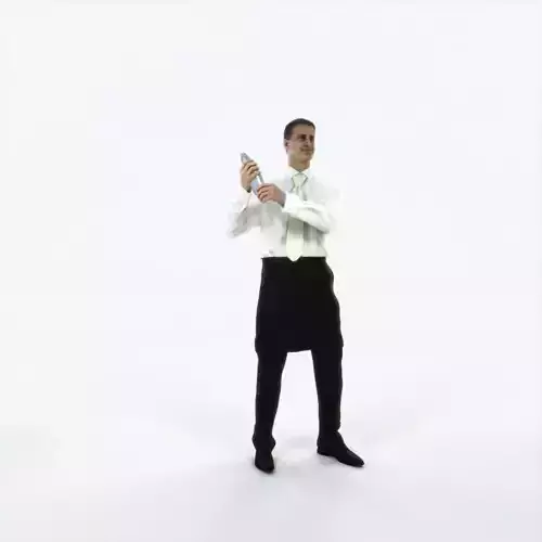 Romance 08D Barman Shaking Working Man