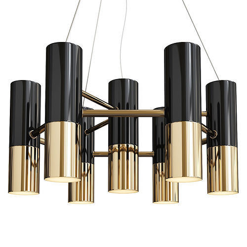 Ike Chandelier 7 Low-poly 3D model