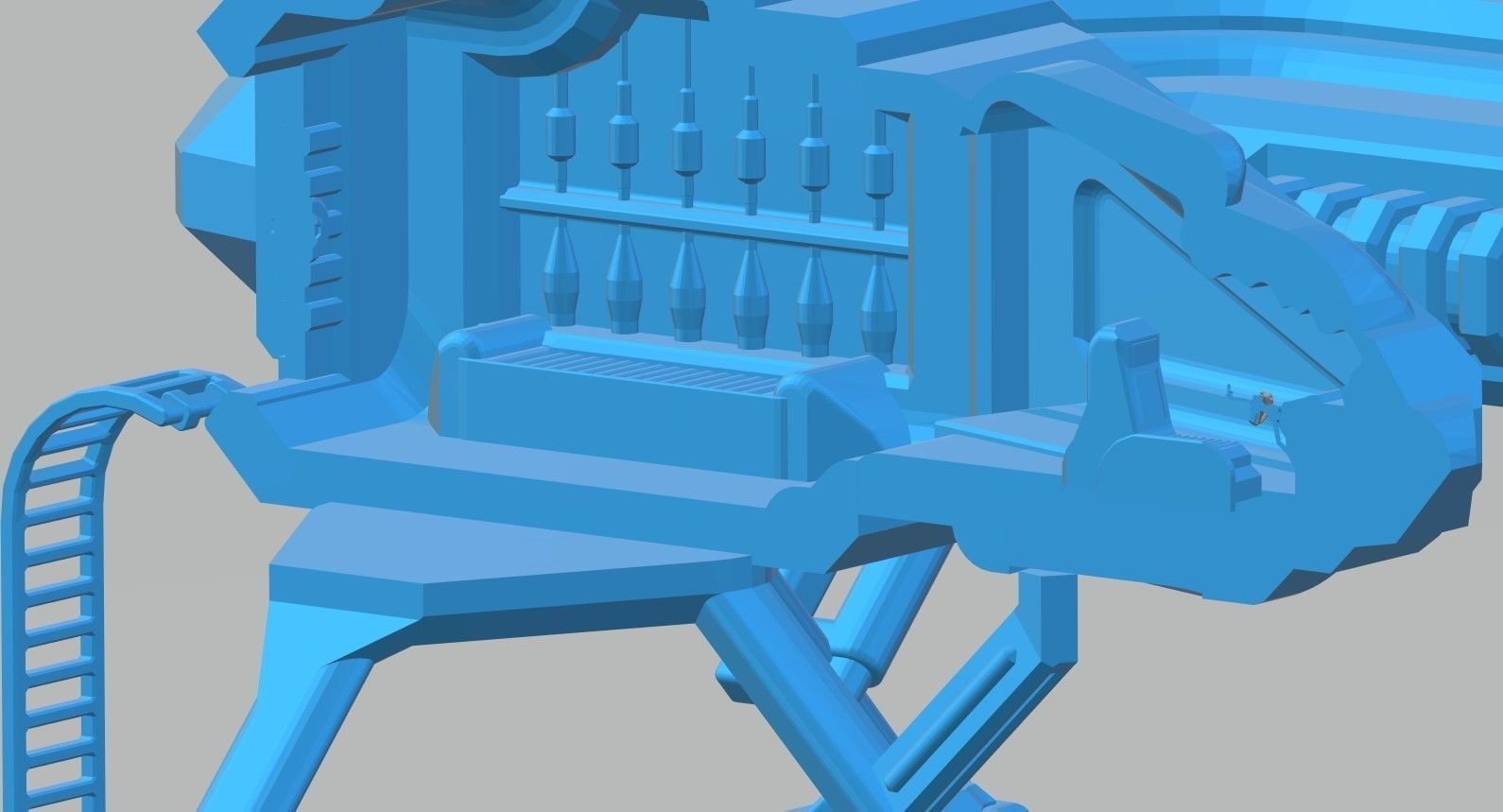 CS3-082023 Concept Starfighter 3D print model_3