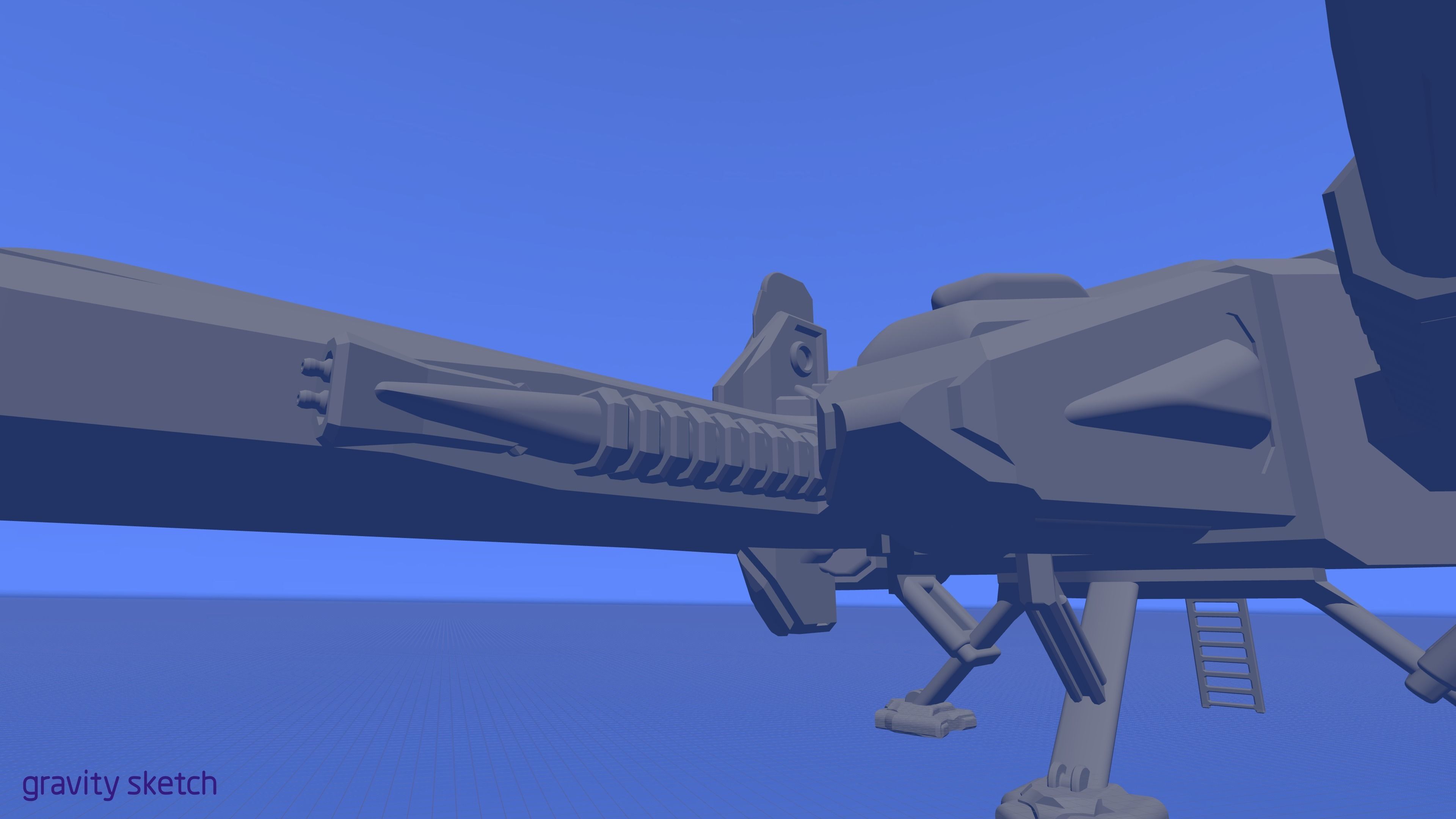 CS3-082023 Concept Starfighter 3D print model_11