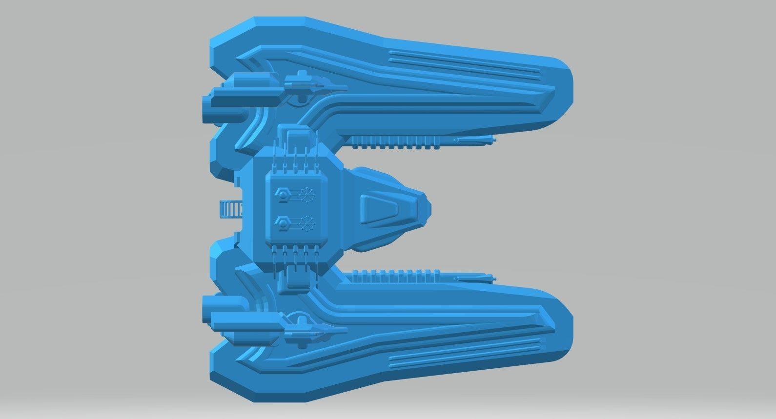 CS3-082023 Concept Starfighter 3D print model_8