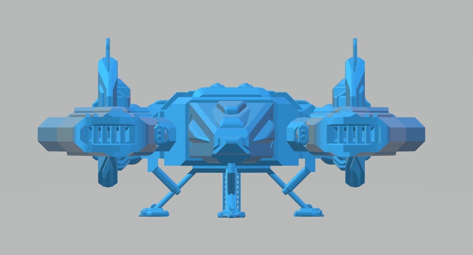 CS3-082023 Concept Starfighter 3D print model_4