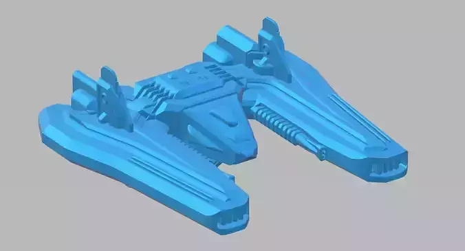 CS3-082023 Concept Starfighter 3D print model