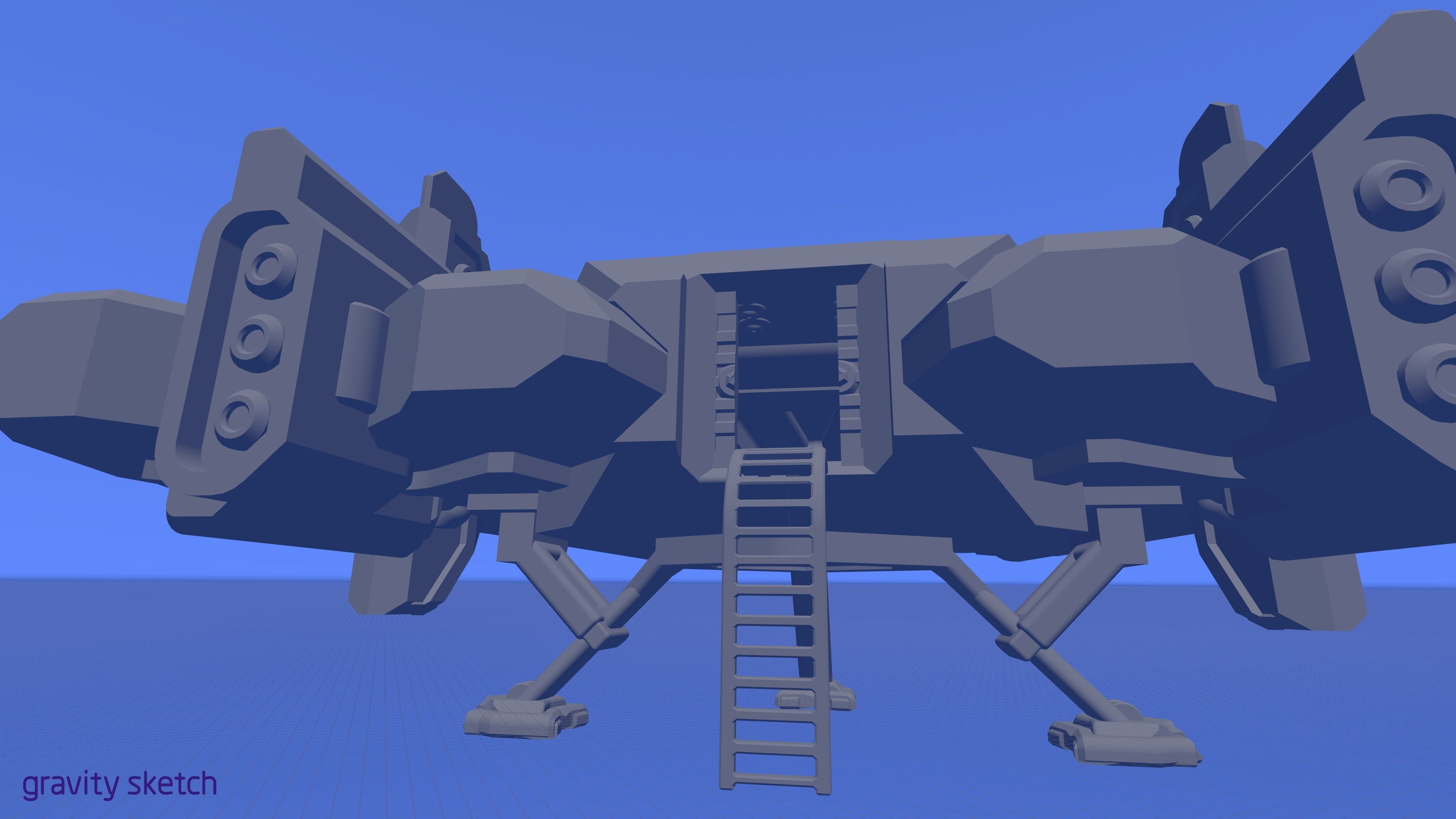 CS3-082023 Concept Starfighter 3D print model_16