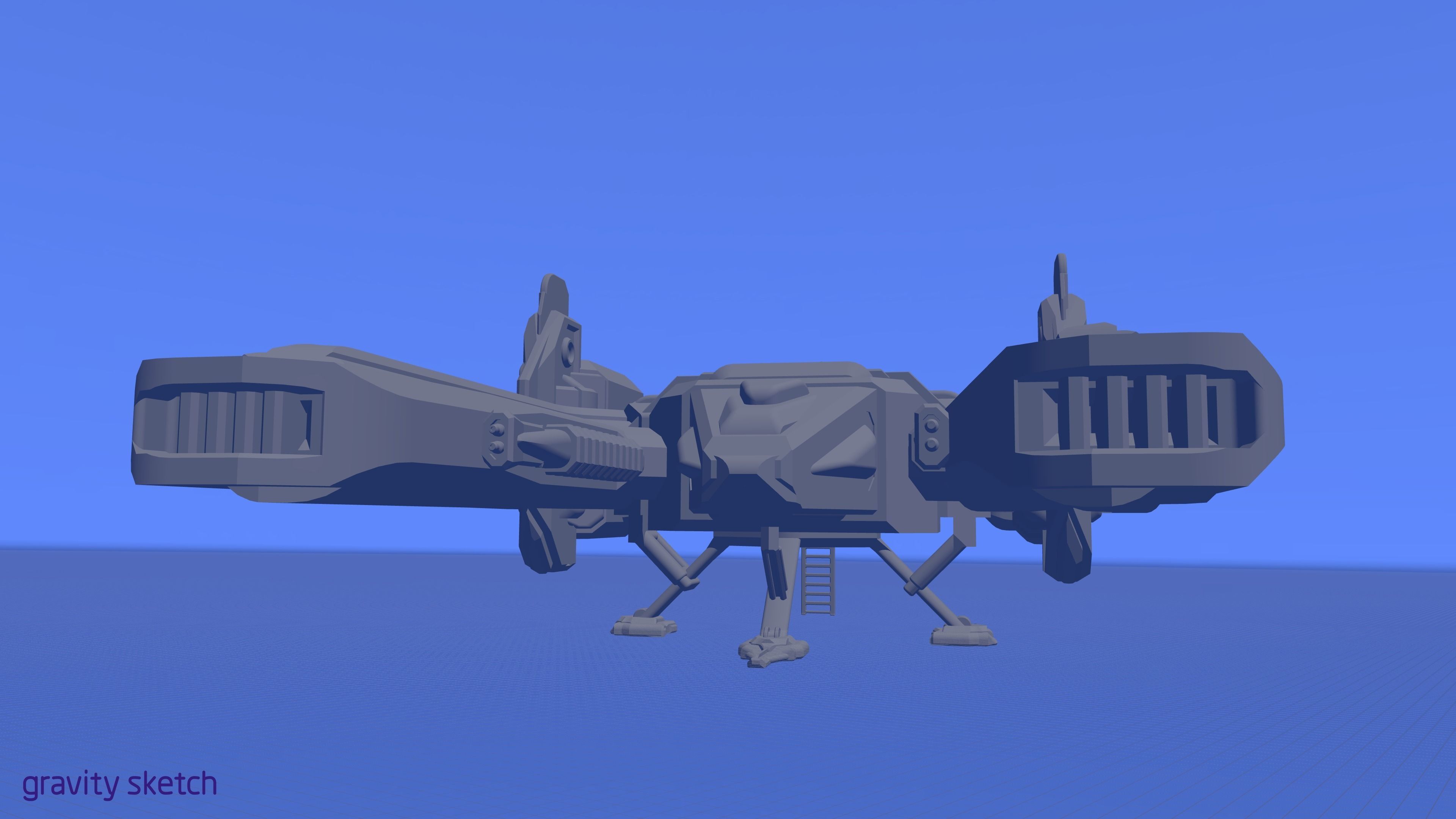 CS3-082023 Concept Starfighter 3D print model_10