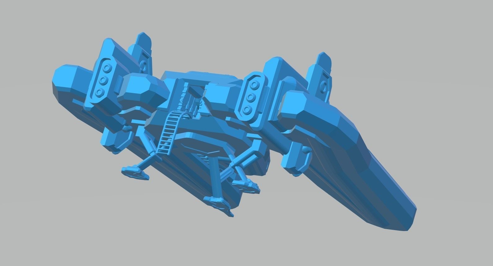 CS3-082023 Concept Starfighter 3D print model_9