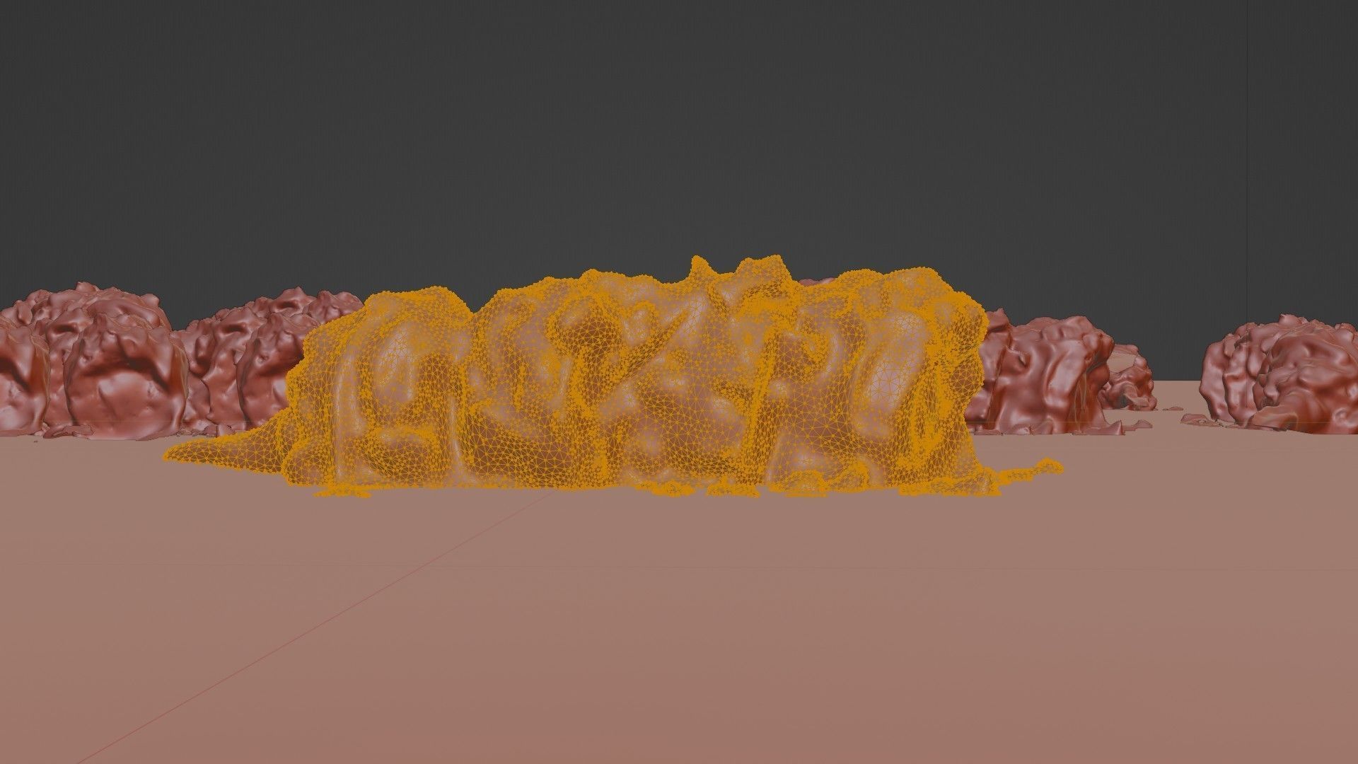 Real 3D scanned Crispy Sushi Roll with shrimp Low-poly 3D model_61