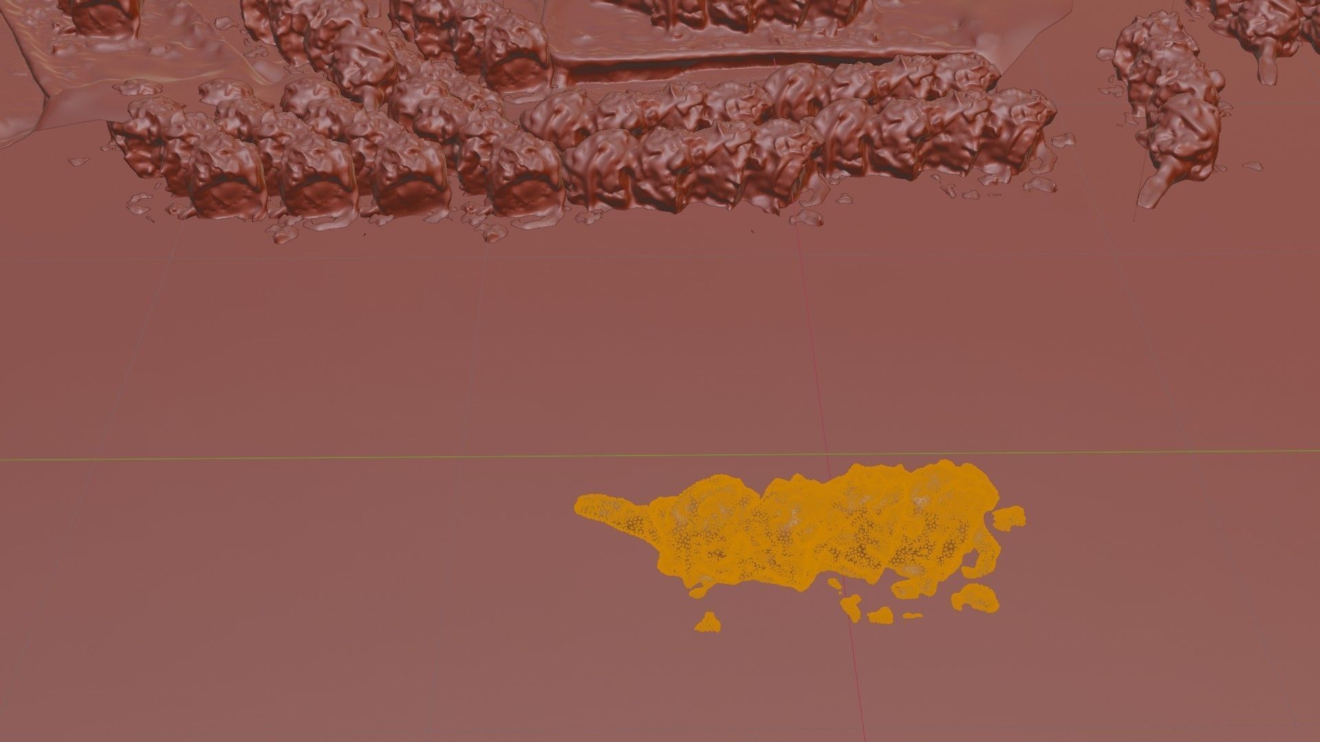 Real 3D scanned Crispy Sushi Roll with shrimp Low-poly 3D model_57