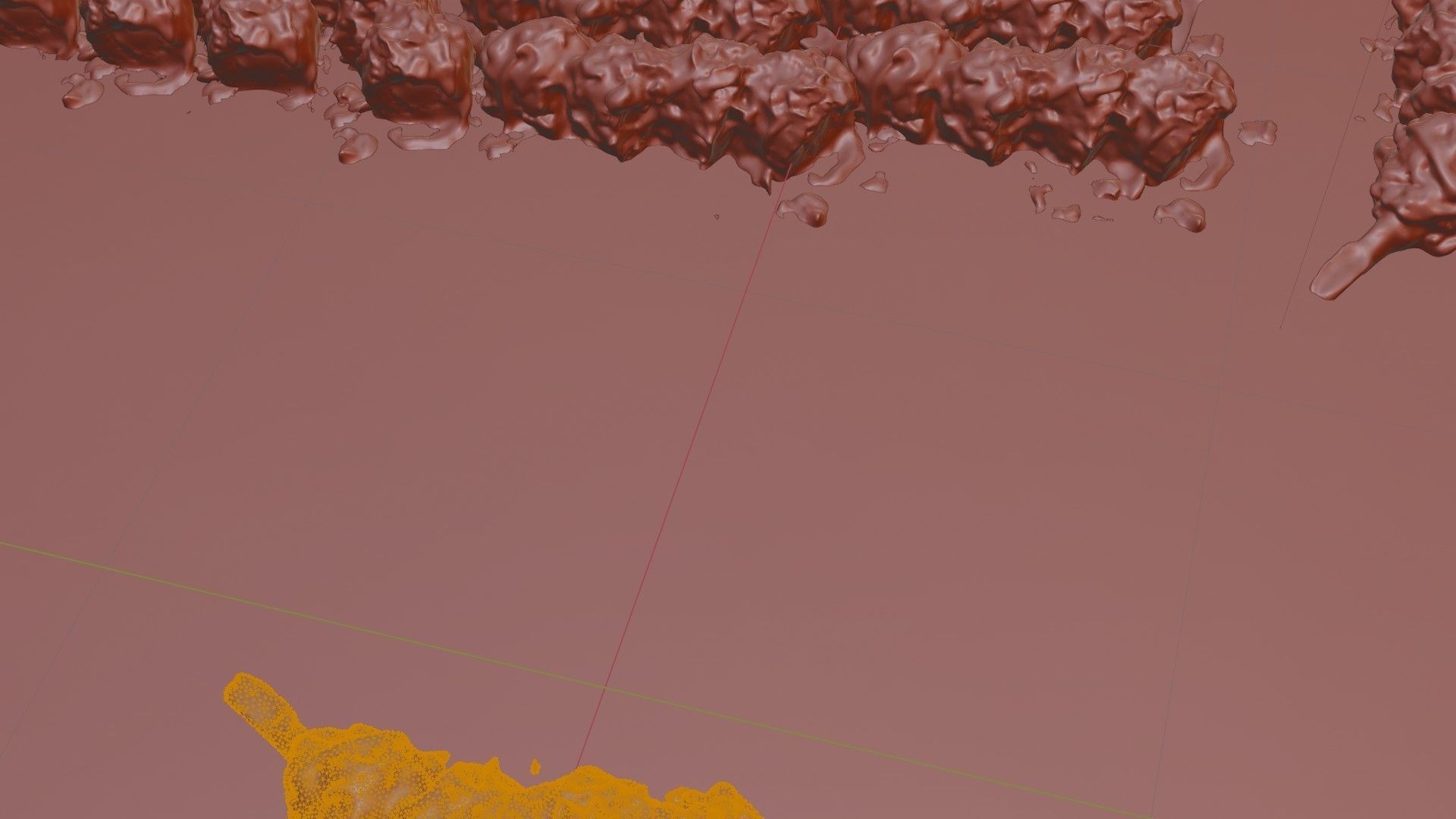 Real 3D scanned Crispy Sushi Roll with shrimp Low-poly 3D model_71