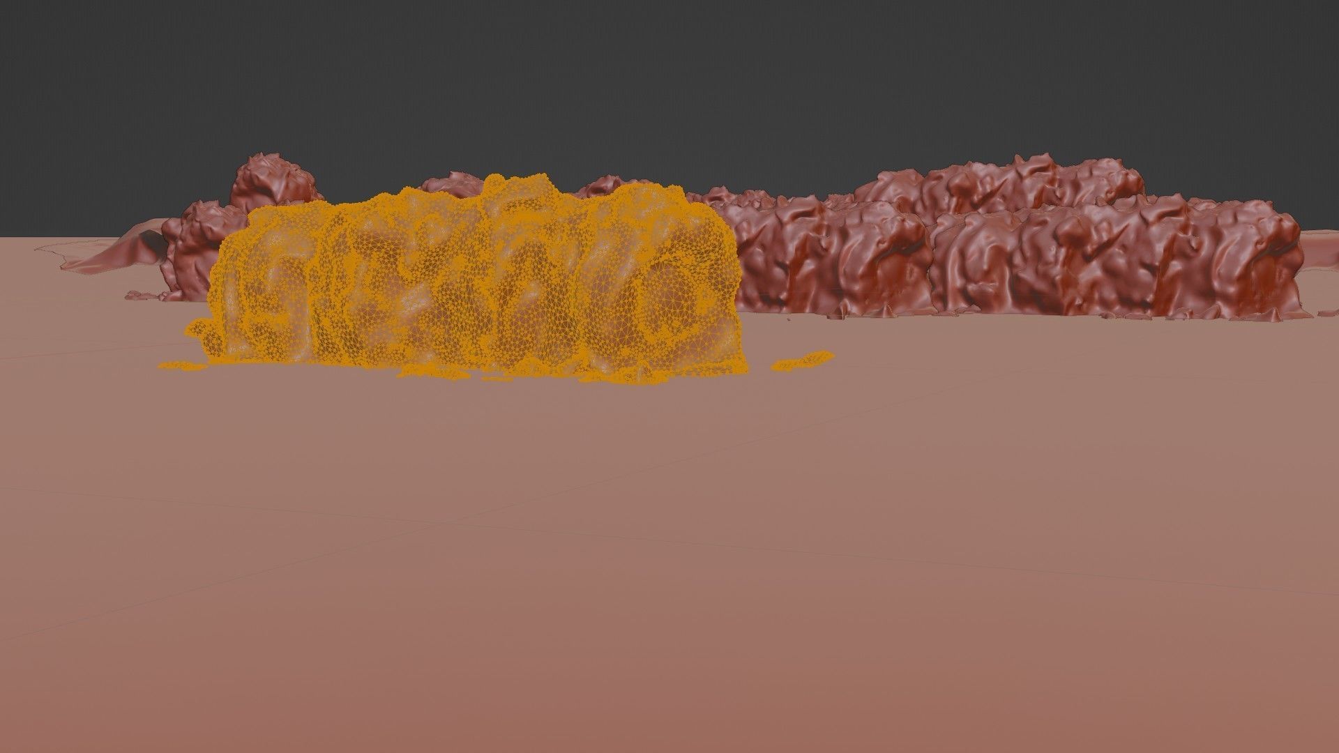 Real 3D scanned Crispy Sushi Roll with shrimp Low-poly 3D model_39